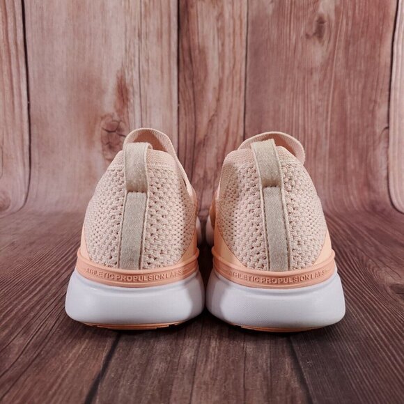 APL Athletic Propulsion Labs Womens Sz 8 Techloom Bliss Pink Knit Slip On Shoes - Picture 11 of 14